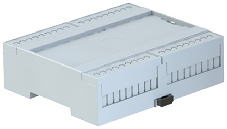 CAMDENBOSS Solid Top Enclosure Type CDIB Series , 106.2 x 90 x 31.9mm, Polycarbonate DIN Rail Enclosure Kit