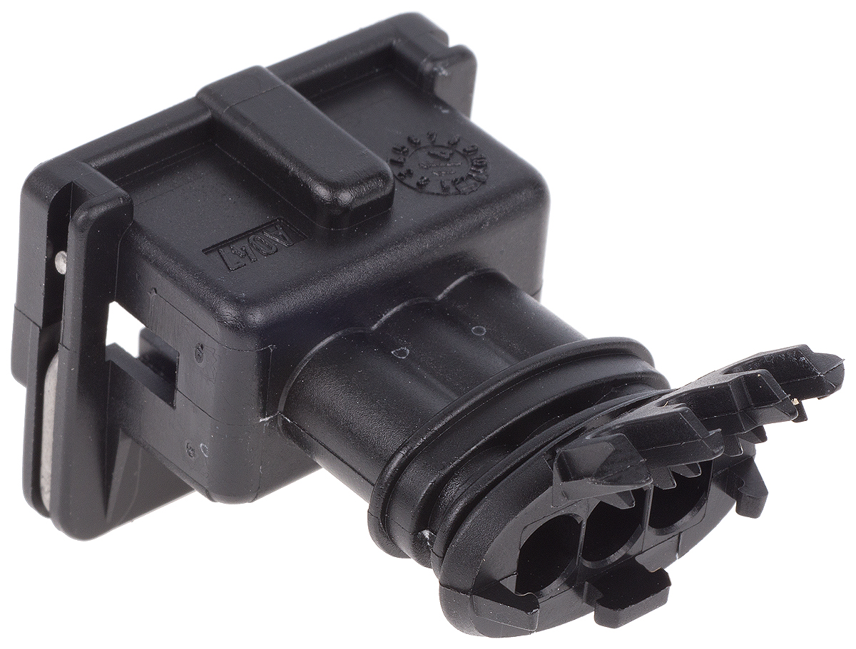 TE Connectivity, Junior Power Timer Automotive Connector Socket Black 3 Way 282729-1