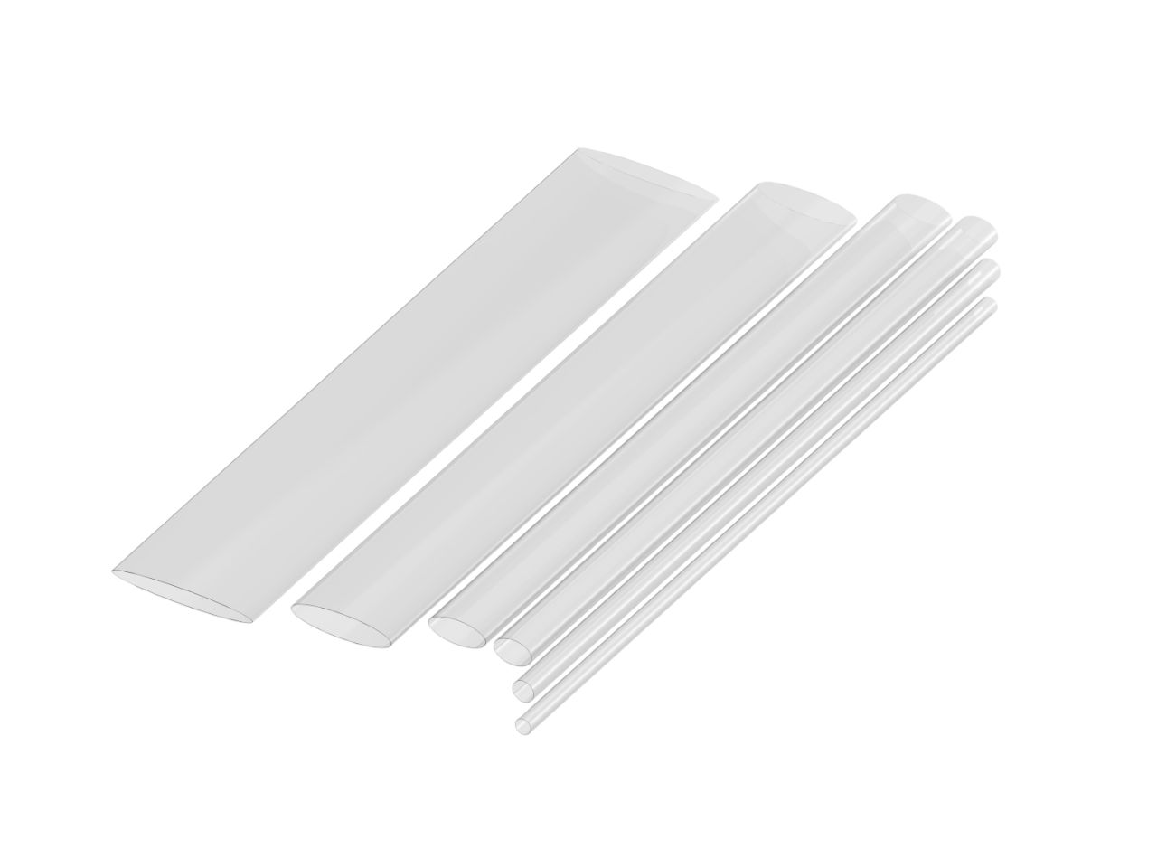 TE Connectivity Heat Shrink Tubing, Clear 25.4mm Sleeve Dia. x 1.2m Length 8.40 Ratio, RNF-100 Series