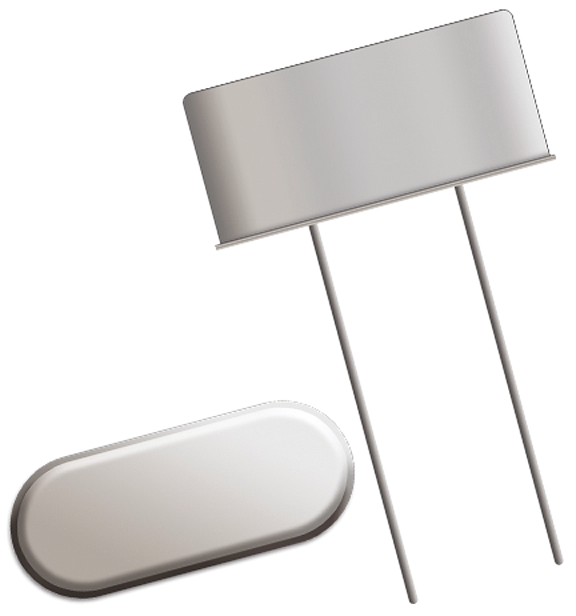 QANTEK 3.6864MHz Crystal ±20ppm HC-49/U-S 2-Pin 11.05 x 4.65 x 3.5mm