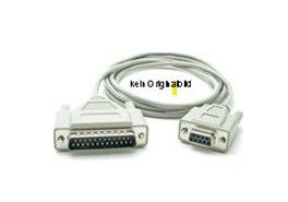 MOXA Male 25 Pin D-sub to Male 9 Pin D-sub Serial Cable Assembly, 300mm