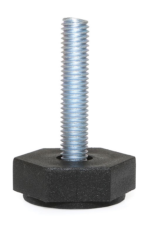 RS PRO M8 34mm Dia. Polypropylene Industrial Adjustable Foot