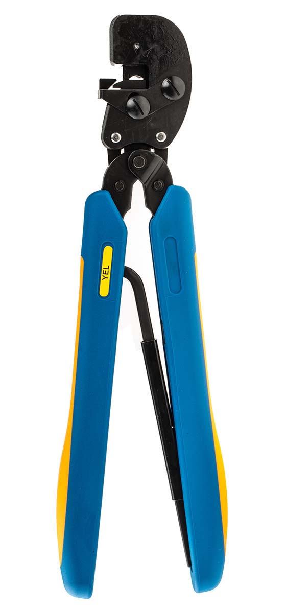 TE Connectivity CERTI-CRIMP Hand Ratcheting Crimp Tool for PIDG Splices, PIDG Terminals, Plasti-Grip Terminals, 3