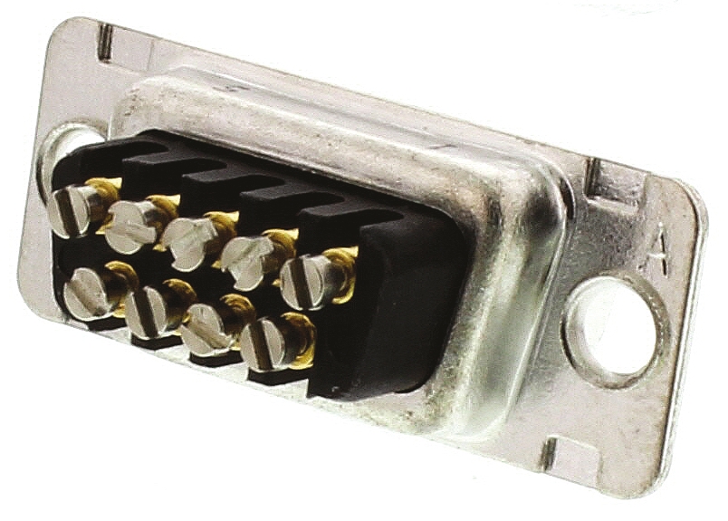 Amphenol Communications Solutions 9 Way Cable Mount D-sub Connector Plug, 2.74mm Pitch