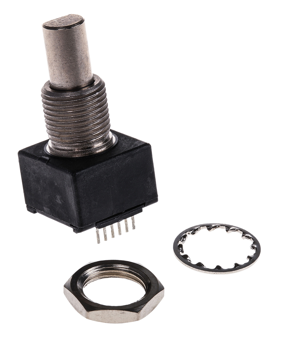 Bourns EM14 Series Optical Incremental Encoder, 64 ppr, Quadrature Signal, Solid Type, 1/4in Shaft