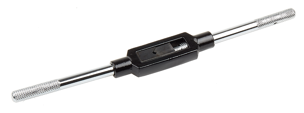 RS PRO Tap and Reamer Tap Wrench Steel 2BA → 0BA, 3/16 → 9/16 in BSW, M5 → M14, 1/4 → 9/16