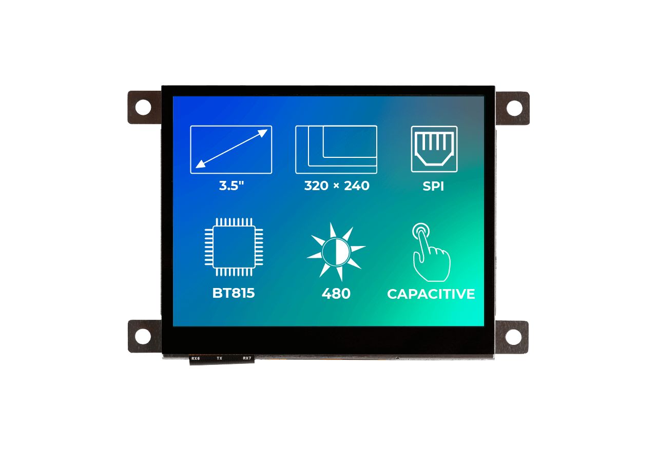 Riverdi RVT35AHBFWC00 TFT TFT LCD Display / Touch Screen, 3.5in, 320 x 240pixels