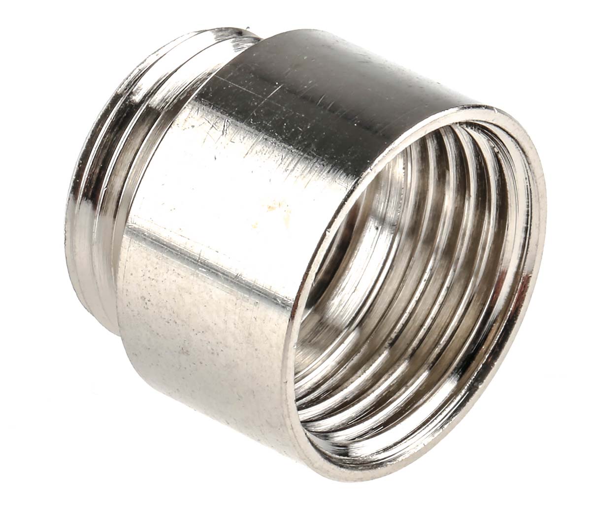 Lapp Cable Gland Adaptor, PG11 Exterior Thread, M20 Interior Thread, Nickel Plated Brass, SKINDICHT Series