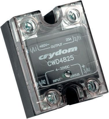 Sensata Crydom Solid State Relay, 90 A Load, Panel Mount, 660 V ac Load, 32 V dc Control