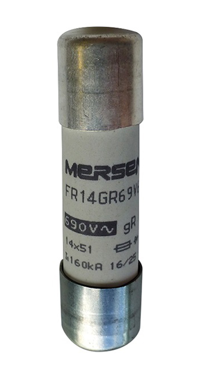 Mersen 12A FF Cartridge Fuse, 14 x 51mm