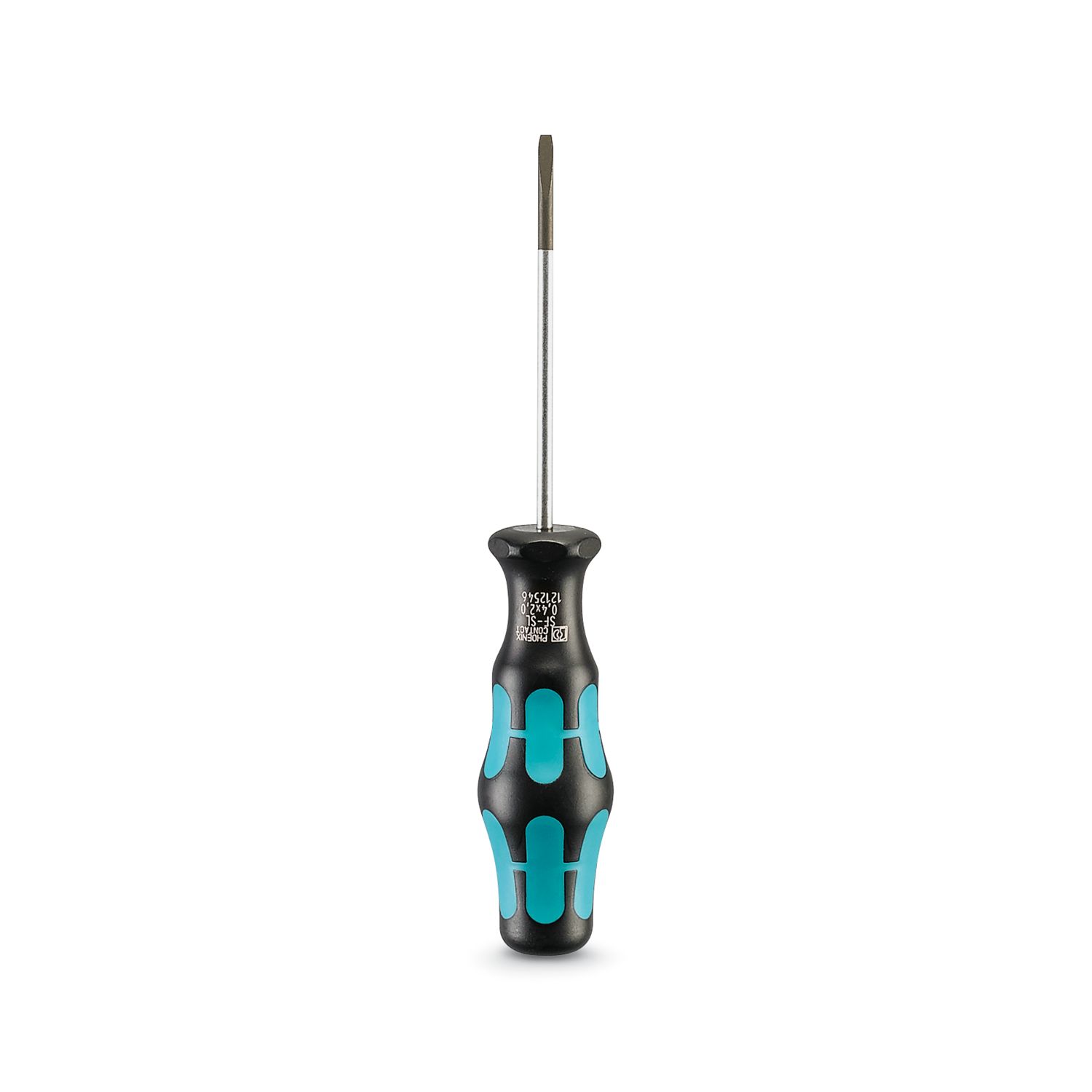 Phoenix Contact Flat  Screwdriver, 0.4 x 2.0 mm Tip, 60 mm Blade, 130 mm Overall