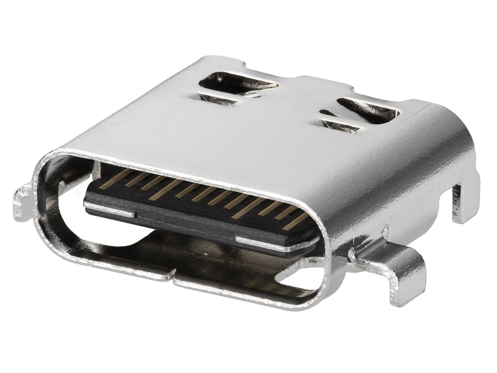 Molex Right Angle, SMT, Socket- Single Port Type C 3.1 USB Connector