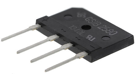 Vishay Bridge Rectifier, 25A, 800V, 4-Pin