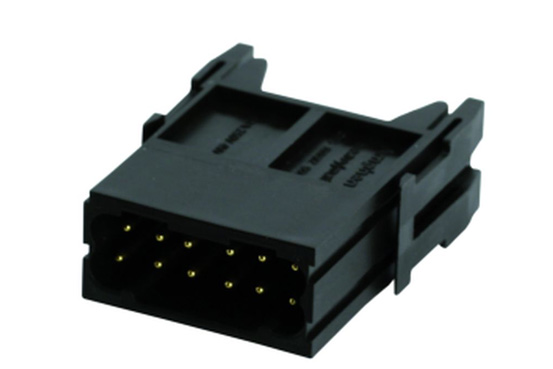 Amphenol Industrial Heavy Duty Power Connector Module, 10A, Male, Heavy Mate C146 Series, 12 Contacts