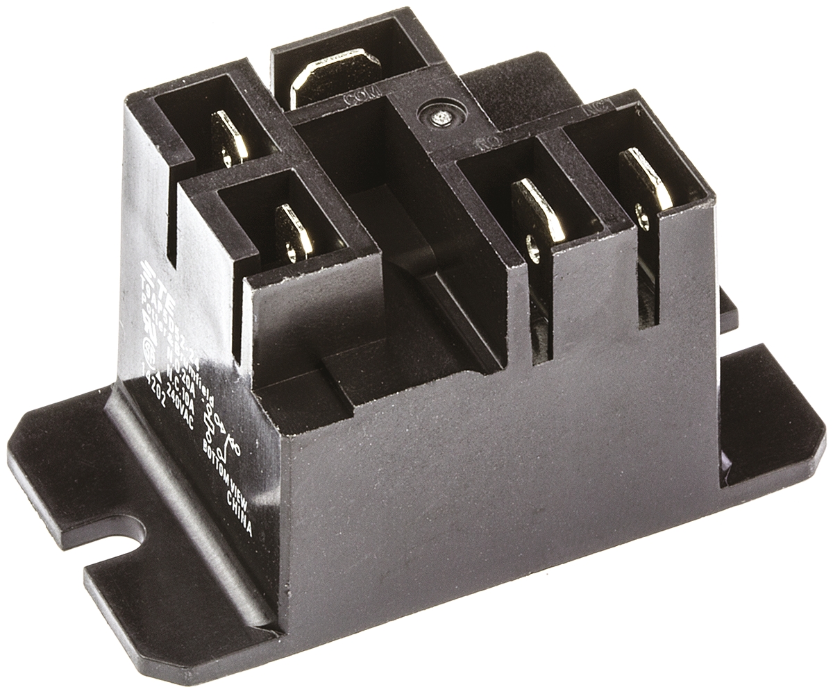 TE Connectivity Flange Mount Power Relay, 24V dc Coil, 20A Switching Current, SPDT