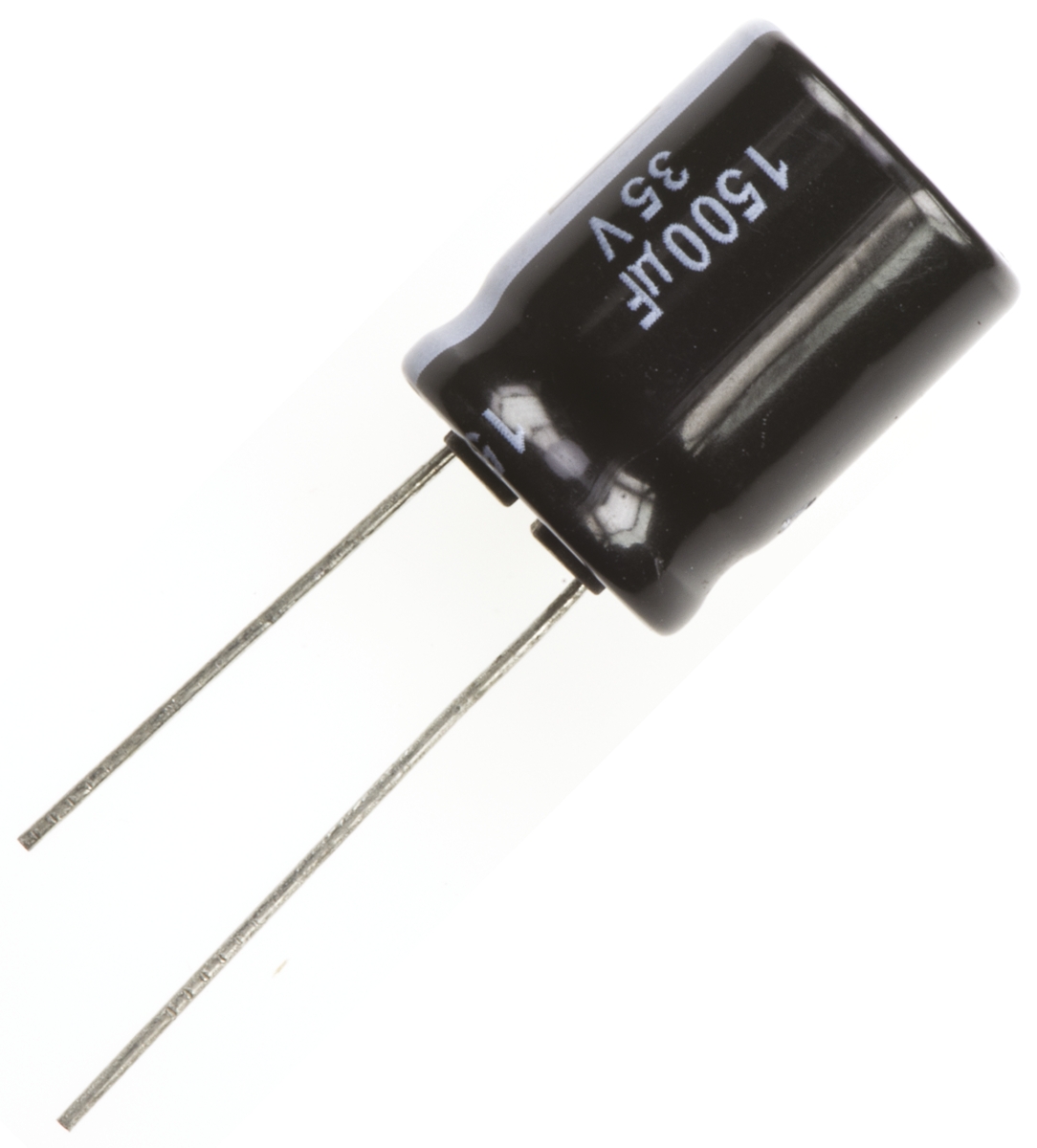 Panasonic 1500μF Aluminium Electrolytic Capacitor 35V dc, Radial, Through Hole - EEUFR1V152S