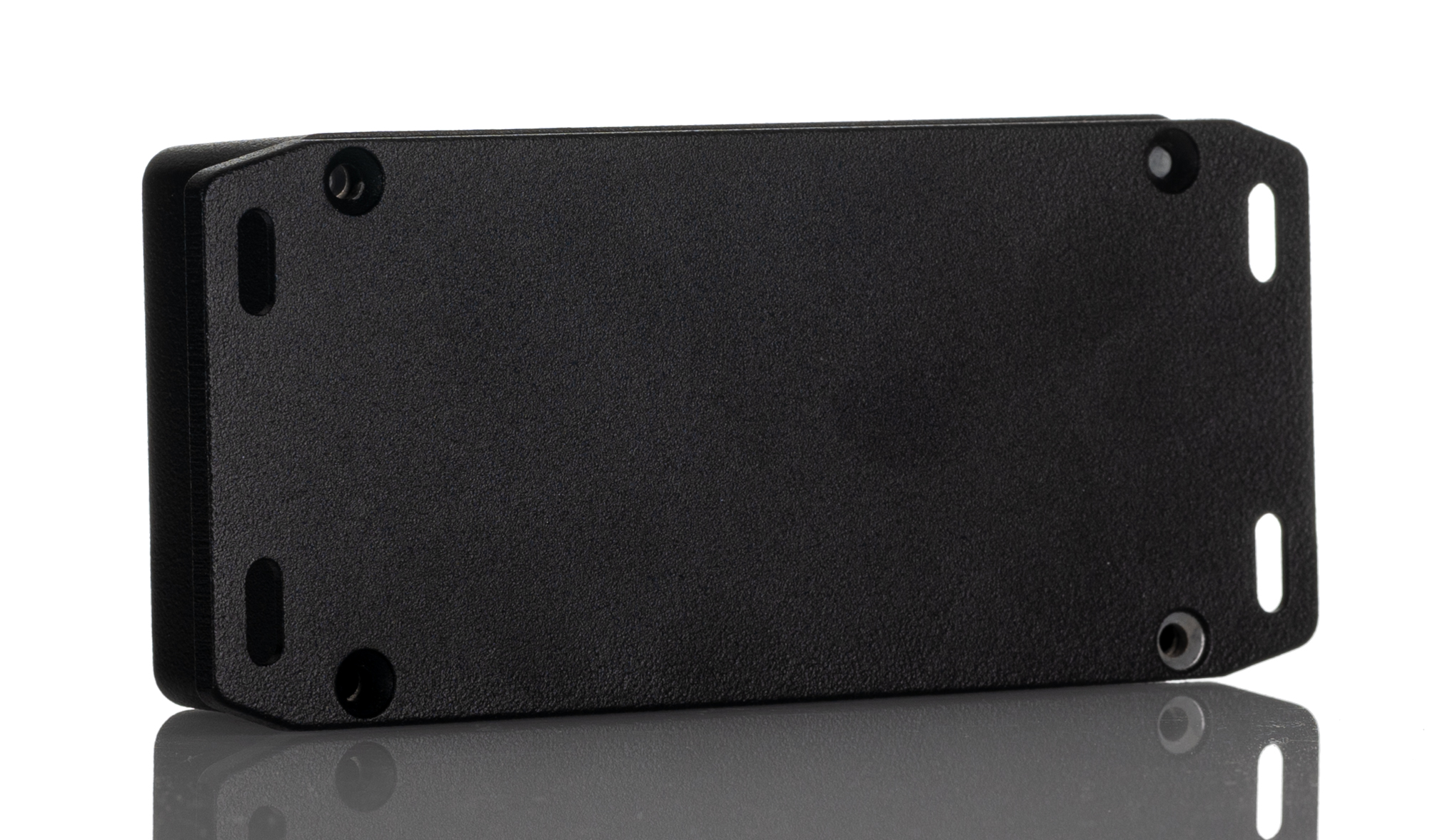 Hammond 1590 Series Black Die Cast Aluminium Enclosure, IP65, Flanged, 40 x 66 x 121mm