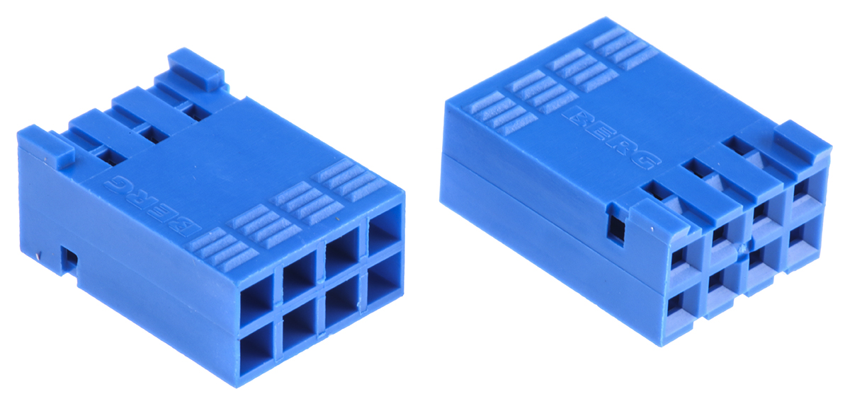 Amphenol Communications Solutions, DUBOX Female Connector Housing, 2.54mm Pitch, 8 Way, 2 Row