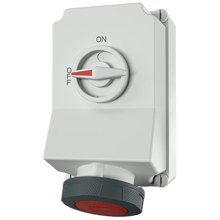 MENNEKES Switchable IP67 Industrial Interlock 4P, Earthing Position 6h, 63A, 400 V