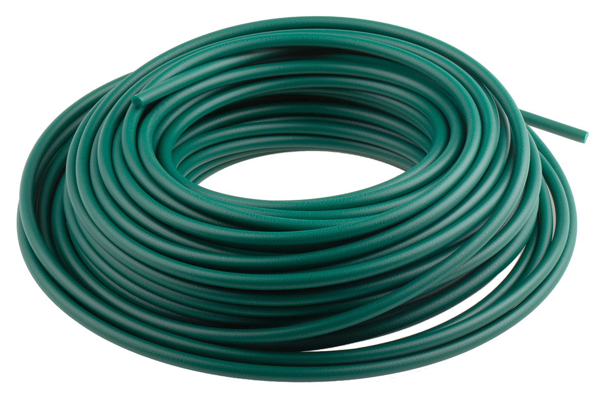 RS PRO 30m 6mm diameter Green Round Polyurethane Belt for use with 57mm minimum pulley diameter