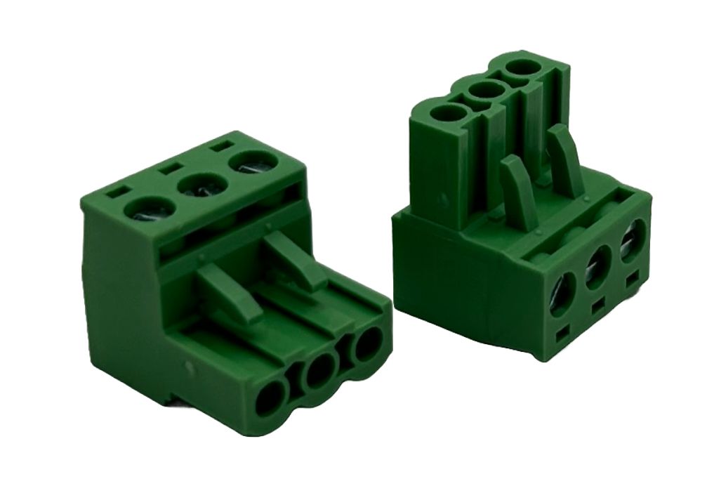Conex-It, 5.08mm Pitch, HRFE, 3 Way, Right Angle, Pluggable Terminal Block, Plug, Cable Mount, Screw Termination,