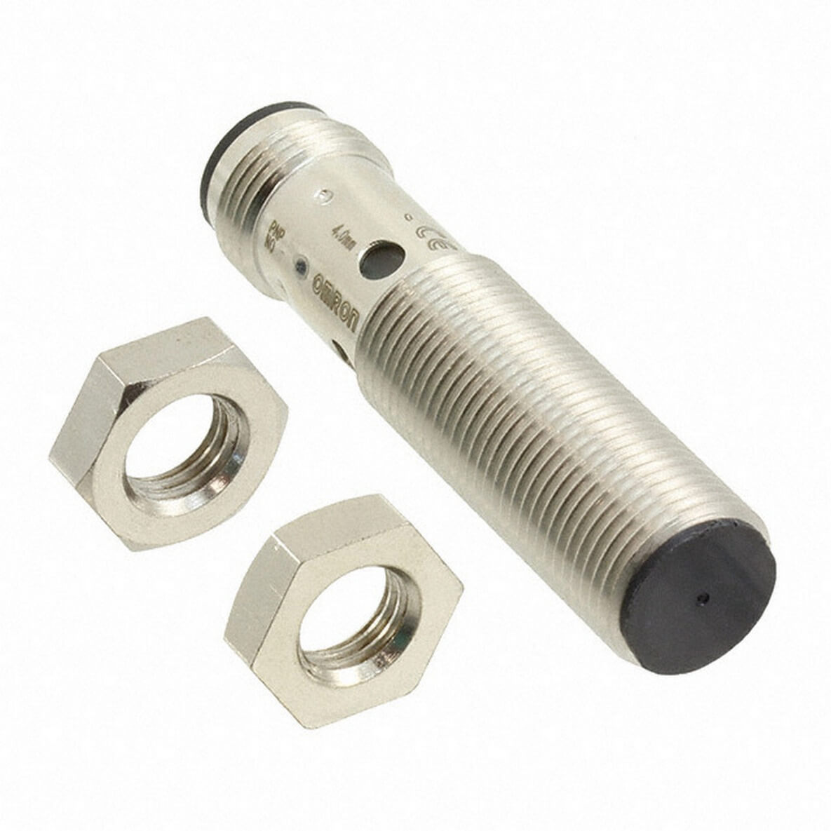 Omron Inductive Threaded Barrel Proximity Sensor, M12, 5 mm Detection, PNP NO, 10 → 30 V dc