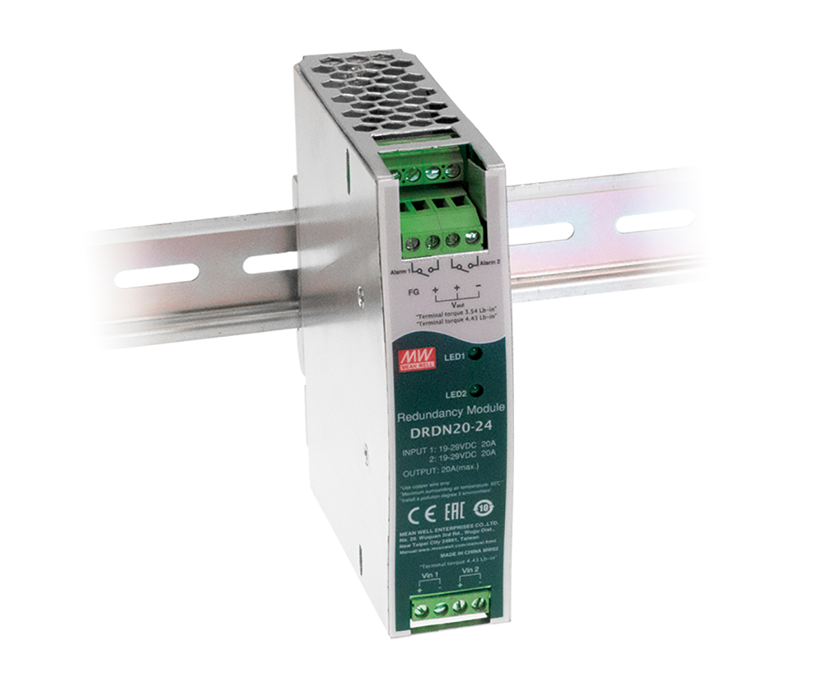 MEAN WELL Redundancy module, DRDN20 Series