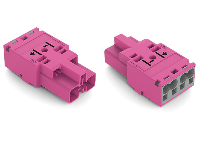 WAGO 770 Series Plug, 2-Pole, Cable Mount, 25A, IP20