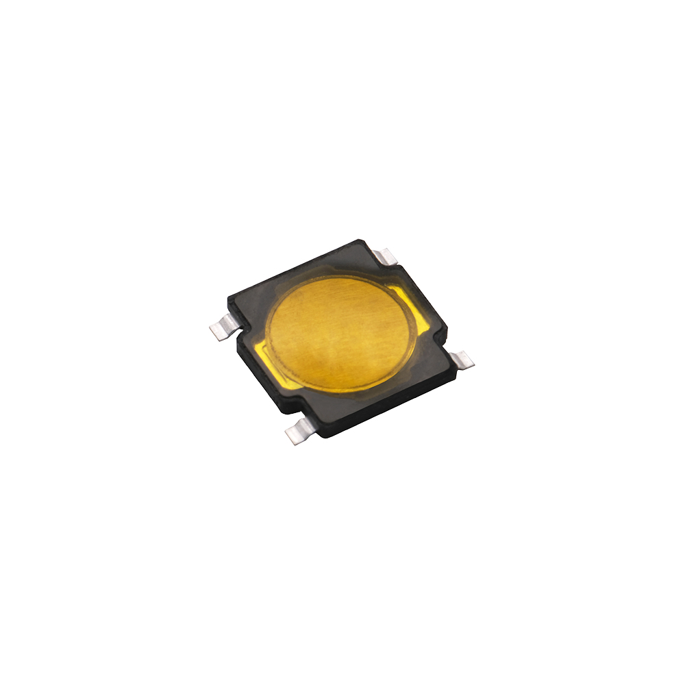 C & K Black Hard Actuator Tactile Switch, SPST 20 mA max 4.5mm Surface Mount