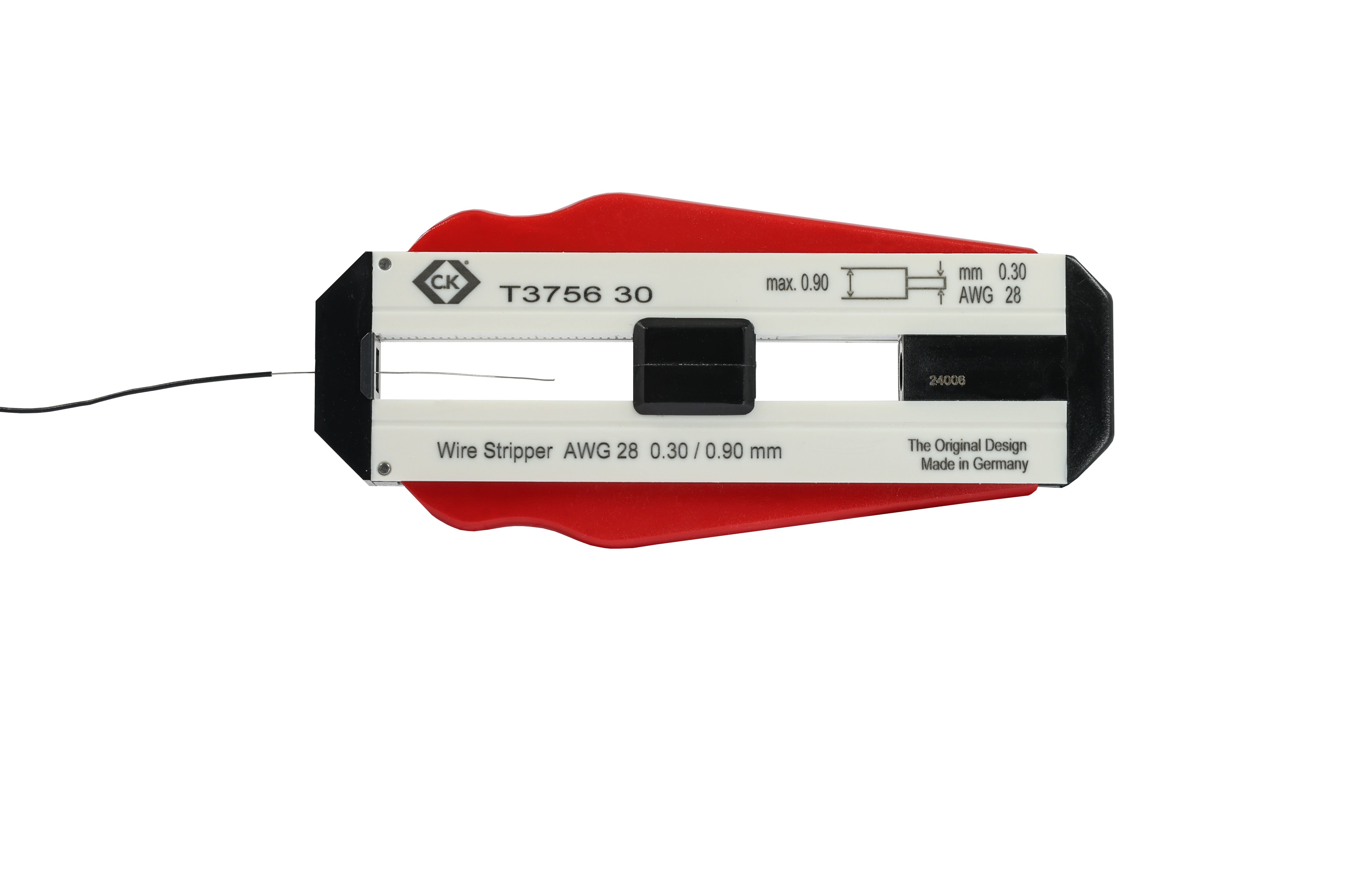 CK T3756 Series Wire Stripper, 0.3mm Max, 98 mm Overall