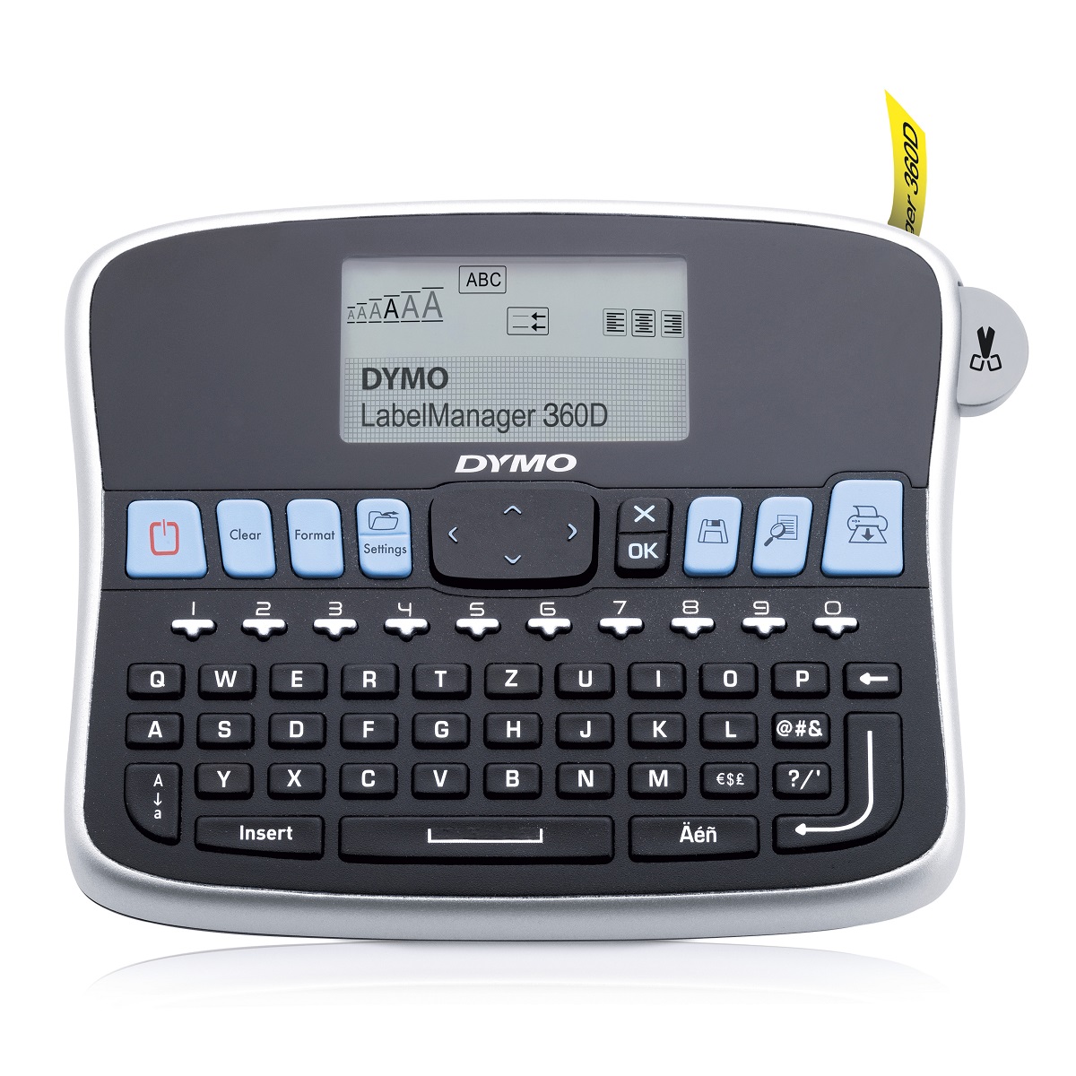 Dymo LabelManager 360D Label Printer, 19mm Max Label Width, Euro Plug