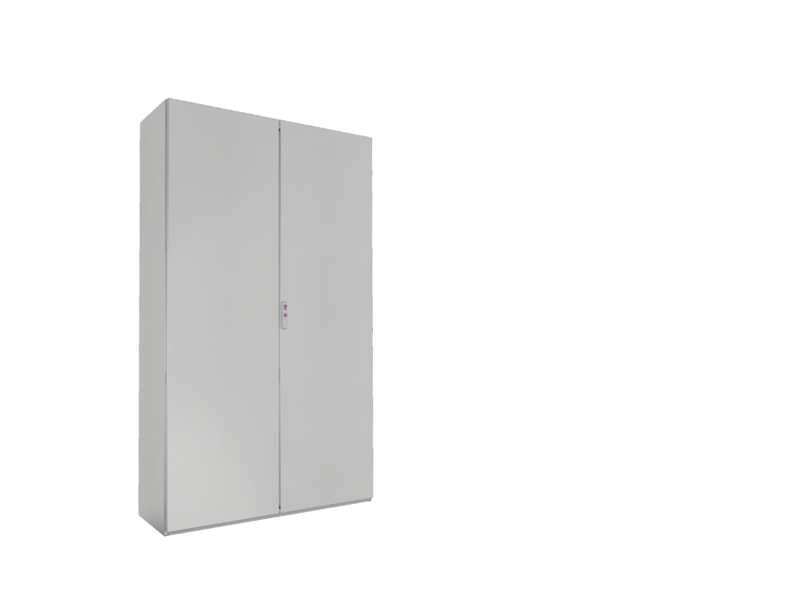 Rittal SE Series Sheet Steel Double-Door-Door Floor Standing Enclosure, Opaque Door, IP55, 2000 x 1200 x 500mm