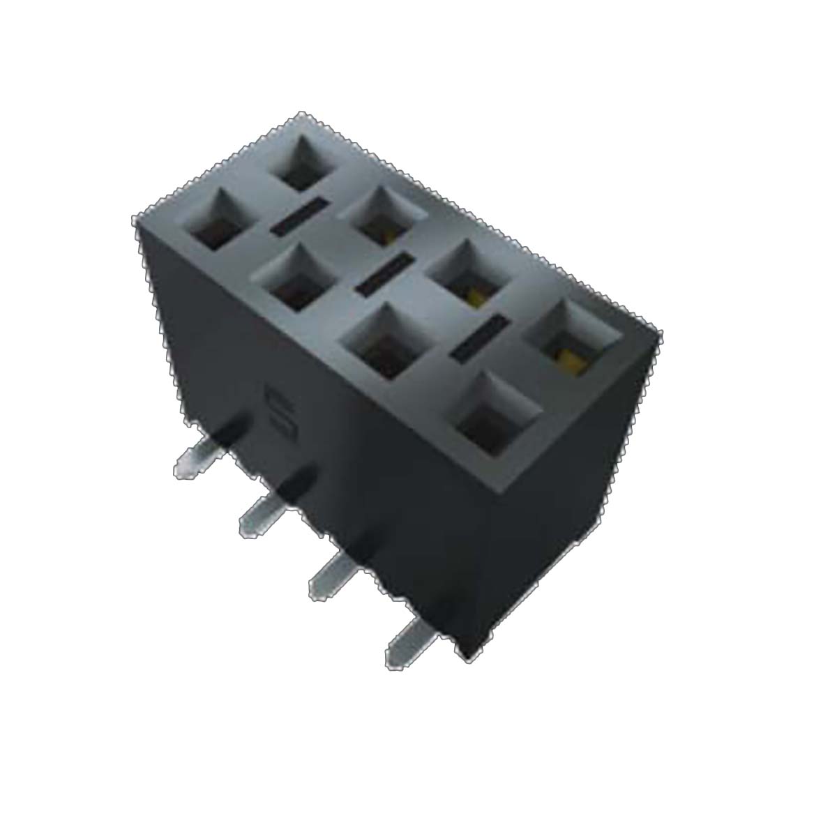 Samtec SSM Series Straight Surface Mount PCB Socket, 50-Contact, 2-Row, 2.54mm Pitch, SMT Termination