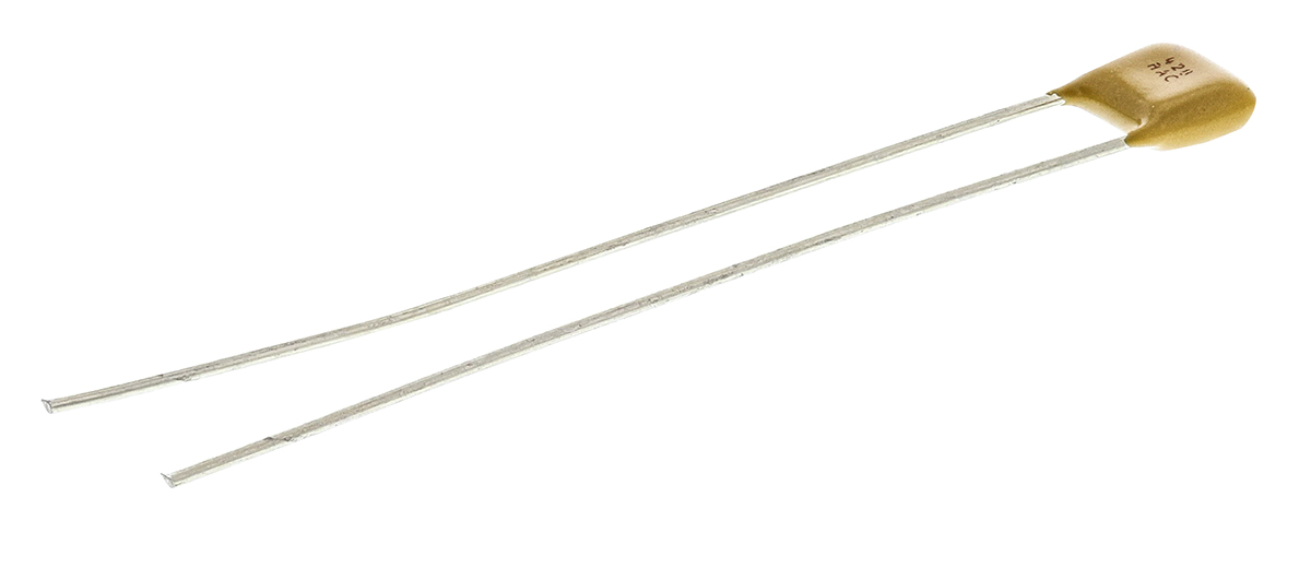 KYOCERA AVX 470nF Multilayer Ceramic Capacitor MLCC, 50V dc V, ±10% , Through Hole
