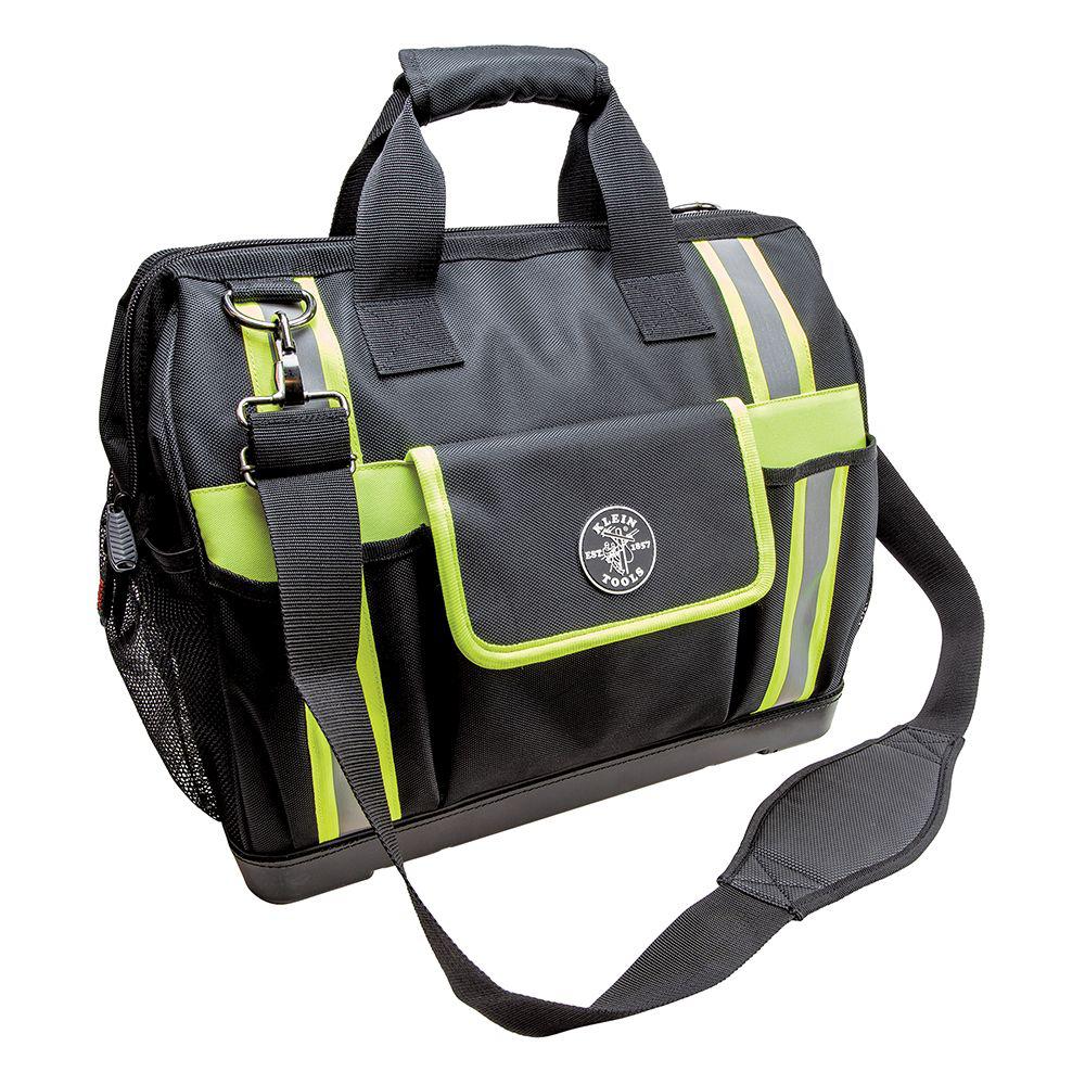 Klein Tools 1680d Ballistic Weave Tool Bag with Shoulder Strap 17.5in x 10in x 16in