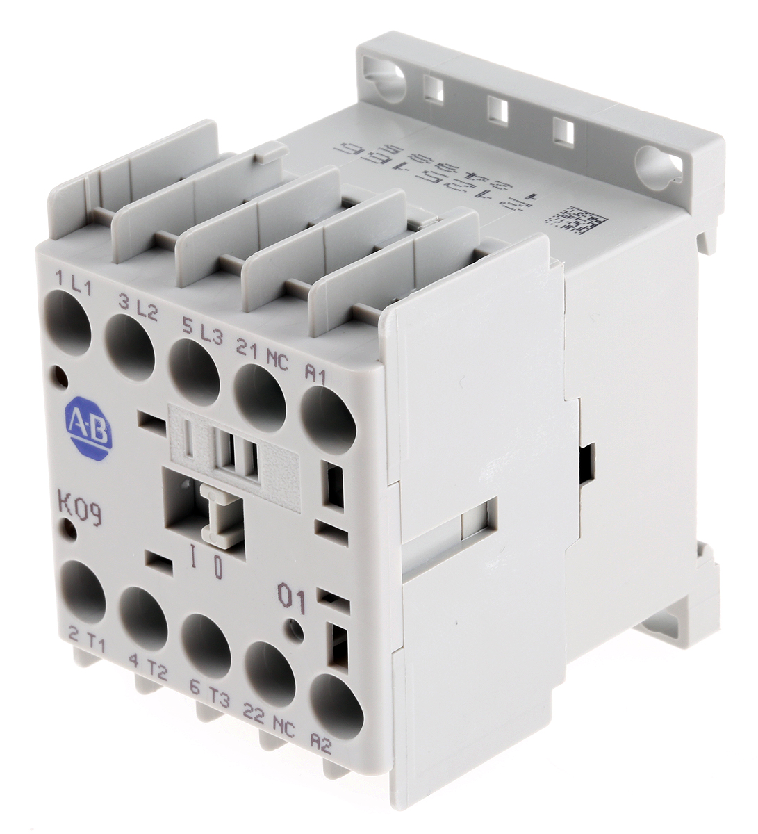Allen Bradley 100 Series 100K Contactor, 24 V dc Coil, 3-Pole, 9 A, 4 kW, 3NO, 690 V ac