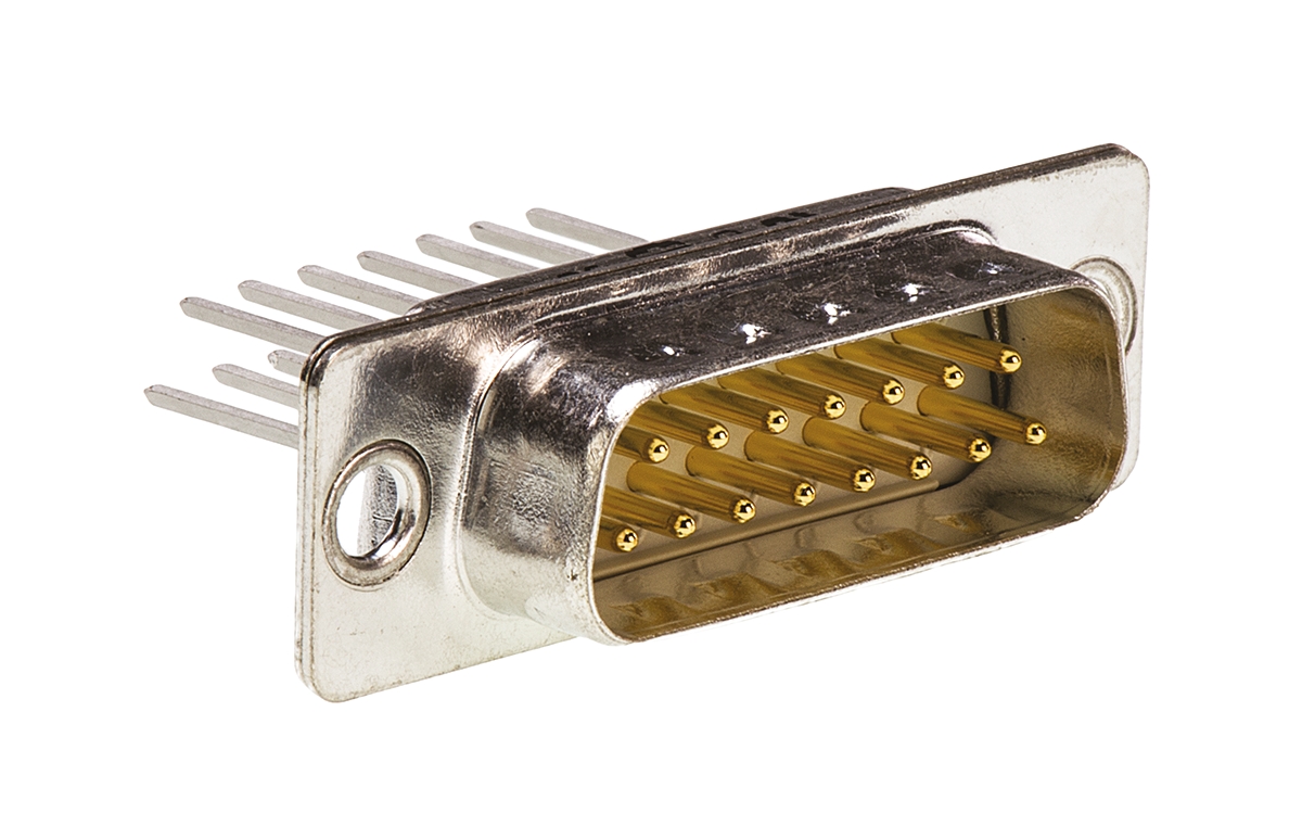HARTING 0967 15 Way Panel Mount D-sub Connector Plug, 2.74mm Pitch