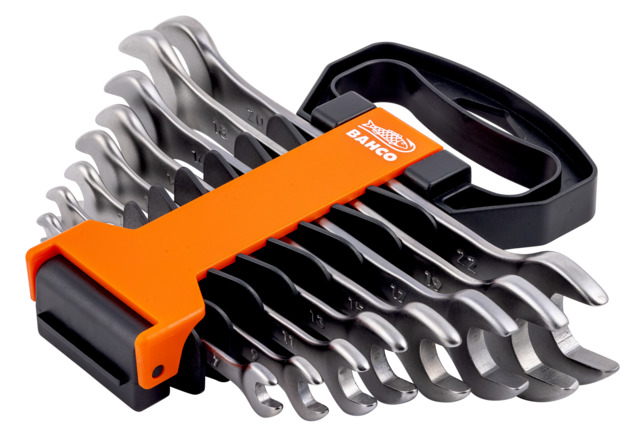 Bahco 6M Series 8-Piece Spanner Set, 6 x 7, 8 x 9, 10 x 11, 12 x 13, 14 x 15, 16 x 17, 18 x 19, 20 x 22 mm