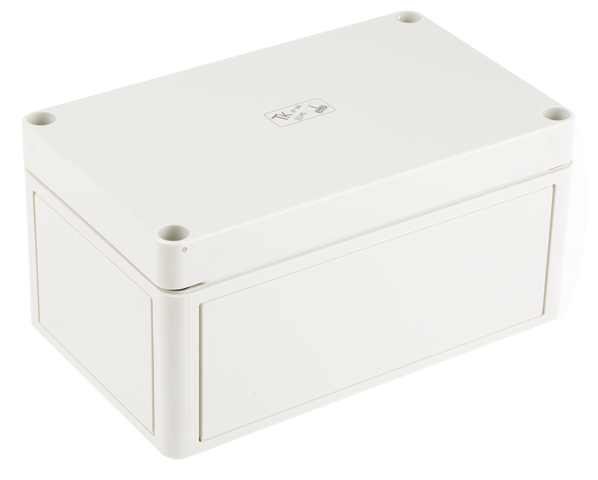 Spelsberg TK Series Grey Polystyrene Enclosure, IP66, Grey Lid, 180 x 110 x 90mm