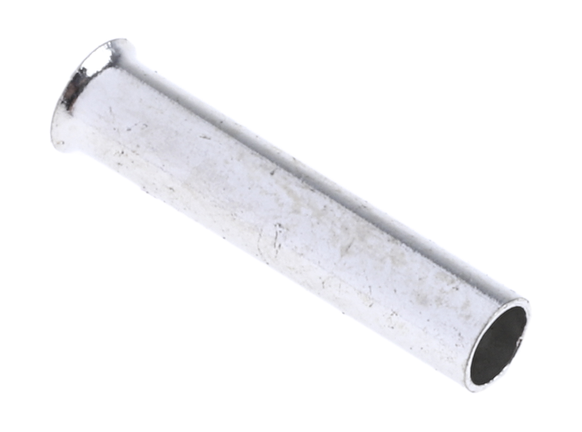 RS PRO Crimp Bootlace Ferrule, 10mm Pin Length, 1.7mm Pin Diameter, 1.5mm² Wire Size