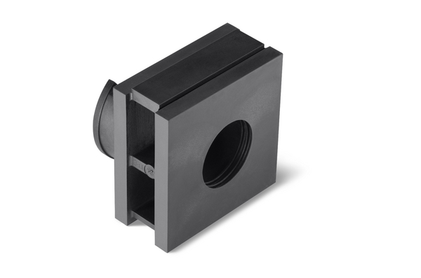 HellermannTyton Thermoplastic Elastomer Grommet support, 20 x 42.2 x 42.2mm, Supporto passacavi VarioPlate