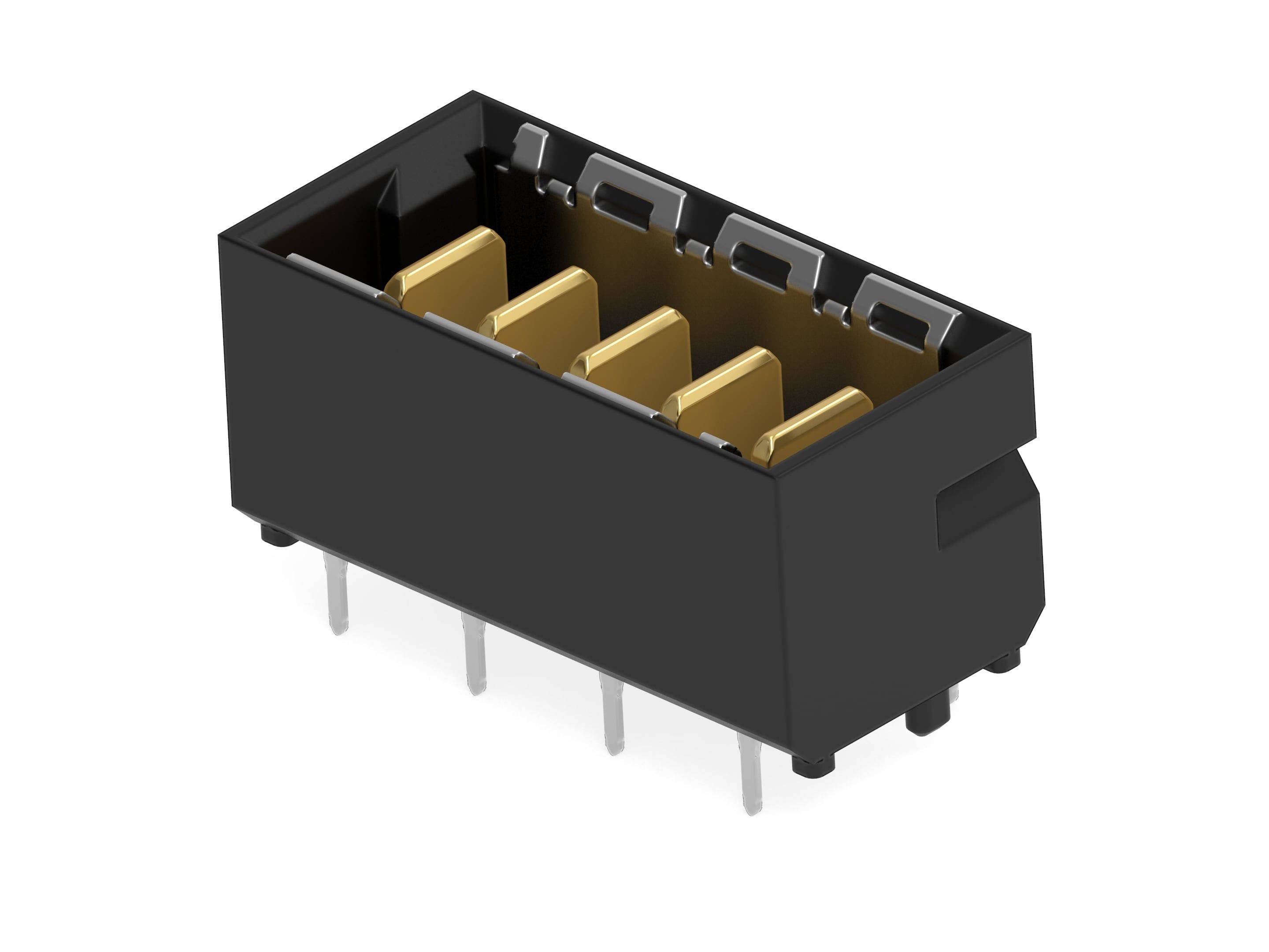 ERNI ERNI MicroSpeed Power Module Series Vertical Board Housing, 5 Contact(s), 2 mm Pitch, 1 Row, Shrouded