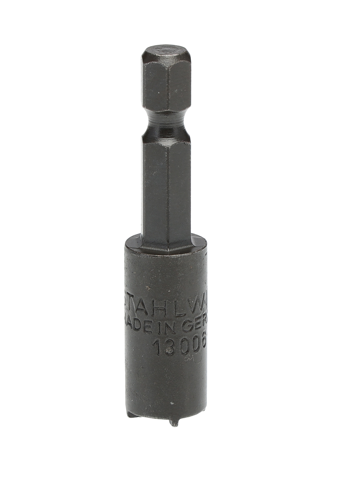 STAHLWILLE 1/4 in Drive Bit Socket, Hex Bit, 6.3mm, 50 mm Overall Length
