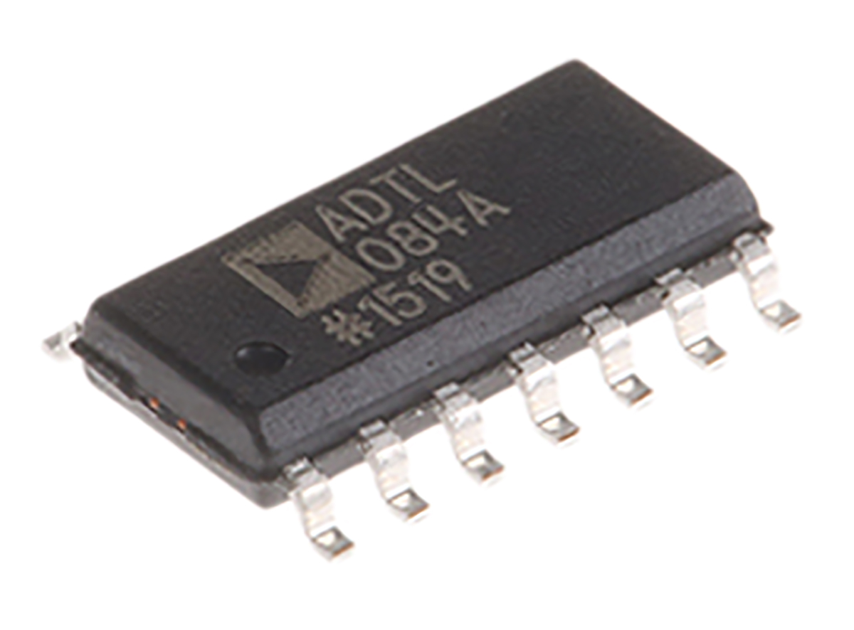 ADTL084ARZ Analog Devices, Operational Amplifier, 5 MHz, 14-Pin 36 V SOIC