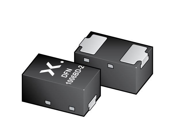 Nexperia, 10V Zener Diode 365 mW SMT DFN1006BD-2