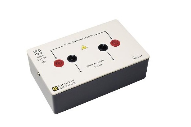 Chauvin Arnoux Plate Shunt, 30 A Max, 30mV Output, 0.005 Accuracy