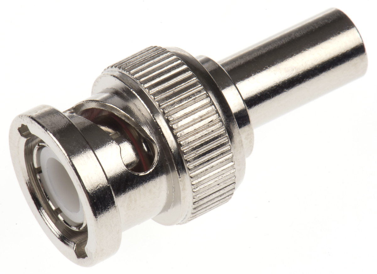 Amphenol RF, Plug Cable Mount BNC Connector, 50Ω, Crimp Termination, Straight Body