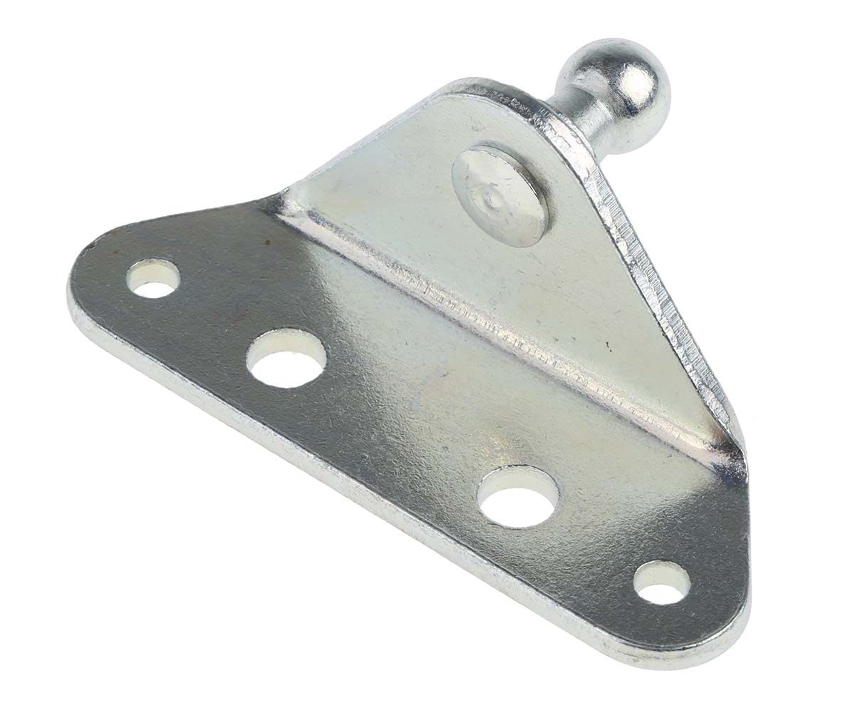 RS PRO Steel 90° Mounting Bracket, 70mm x 24.5mm