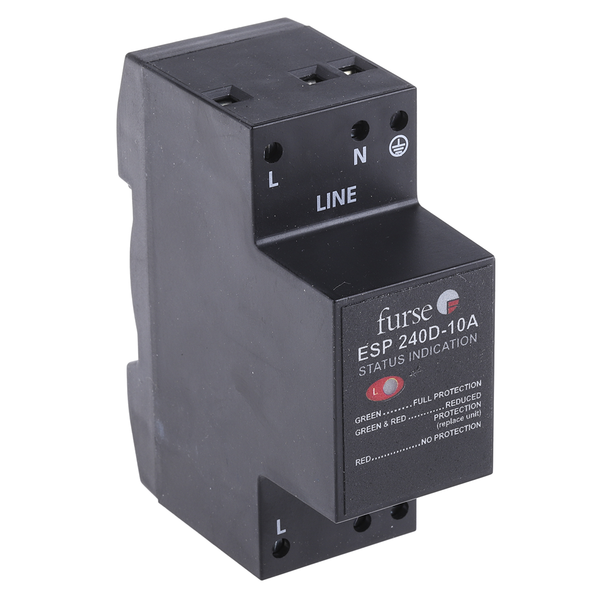 WJ Furse, D Lightning / Surge Arrester 280 V Maximum Voltage Rating 0.01kA Maximum Surge Current Mains Protector