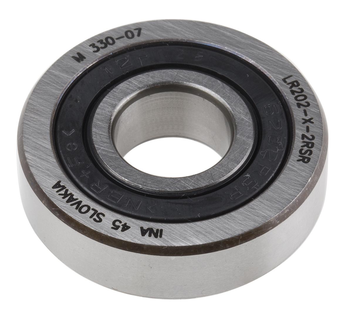 Yoke Cam Follower LR202-X-2RSR, 15mm ID, 40mm OD
